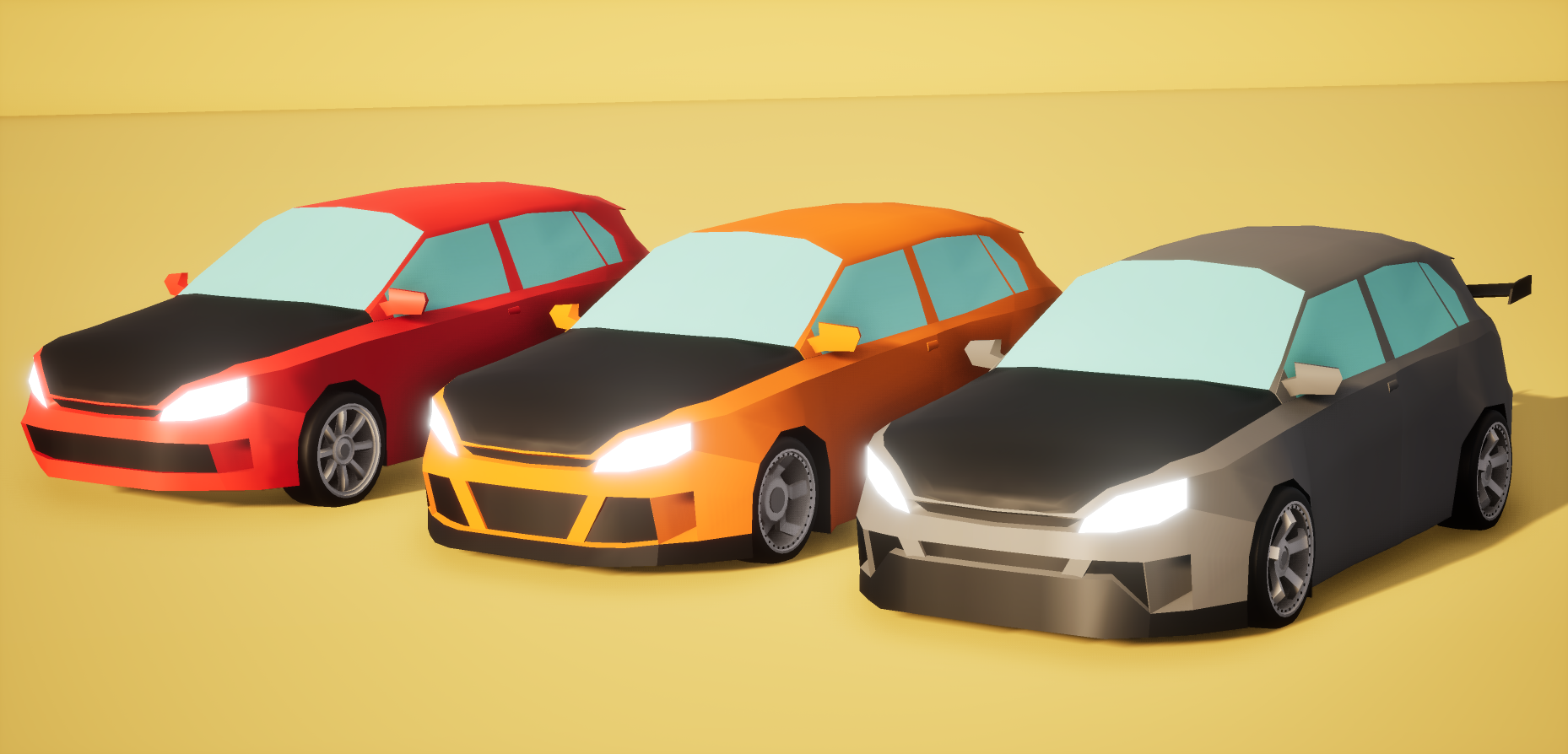 Free Low Poly Car 2 2