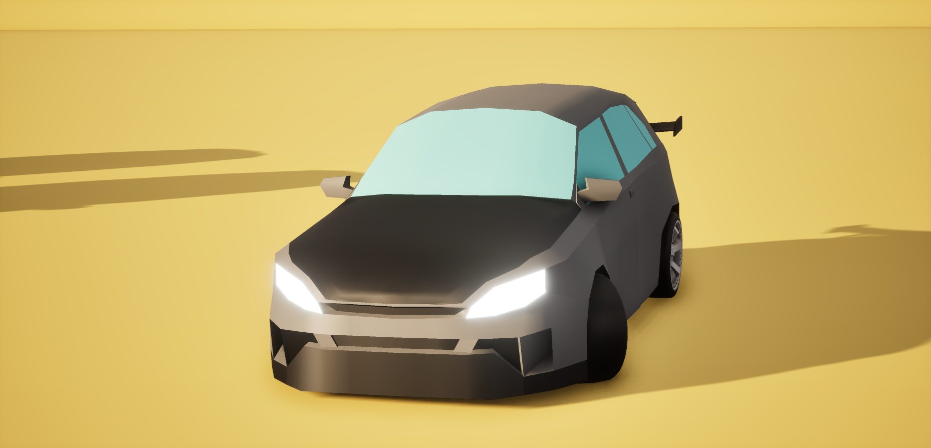 Free Low Poly Car 2 4